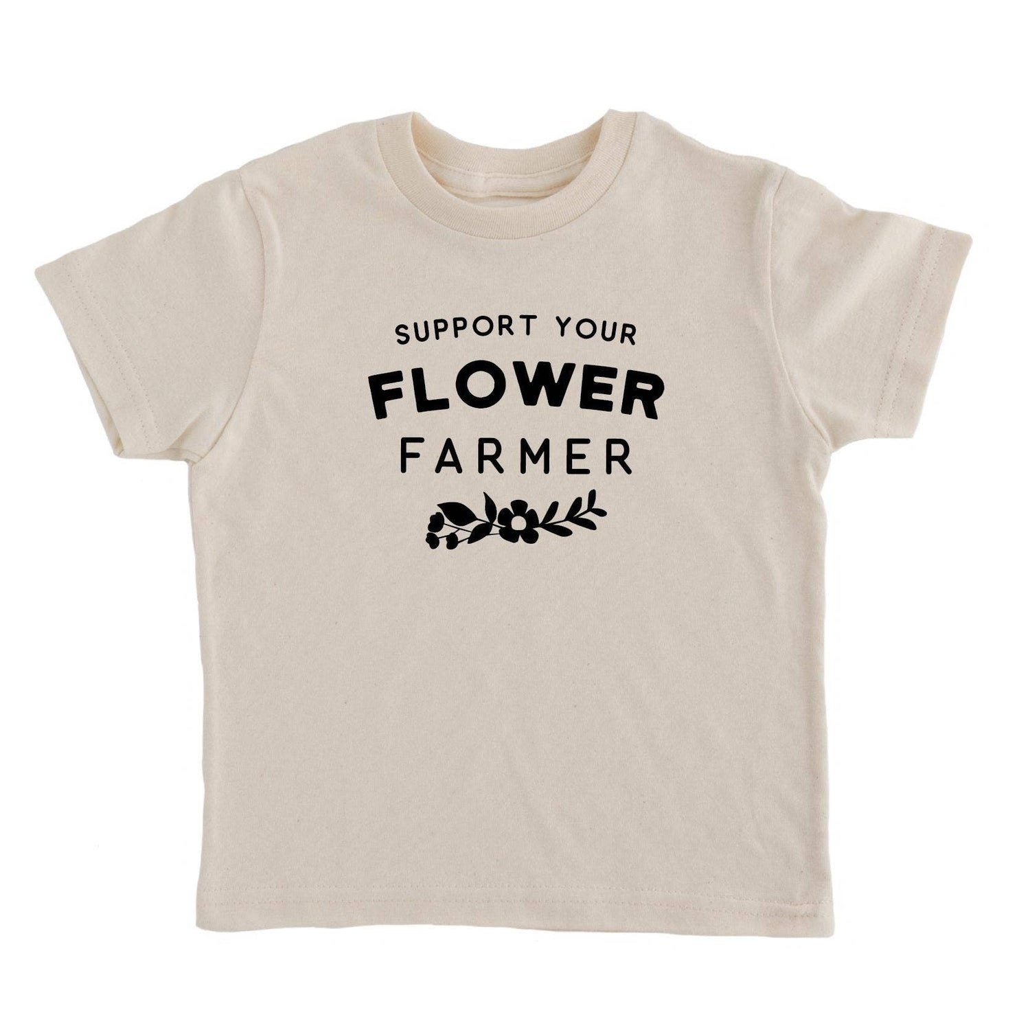 Support Flower Farmer T shirt | Kids Graphic Tee
