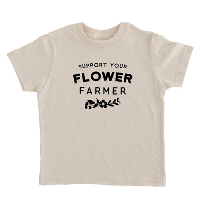Support Flower Farmer T shirt | Kids Graphic Tee