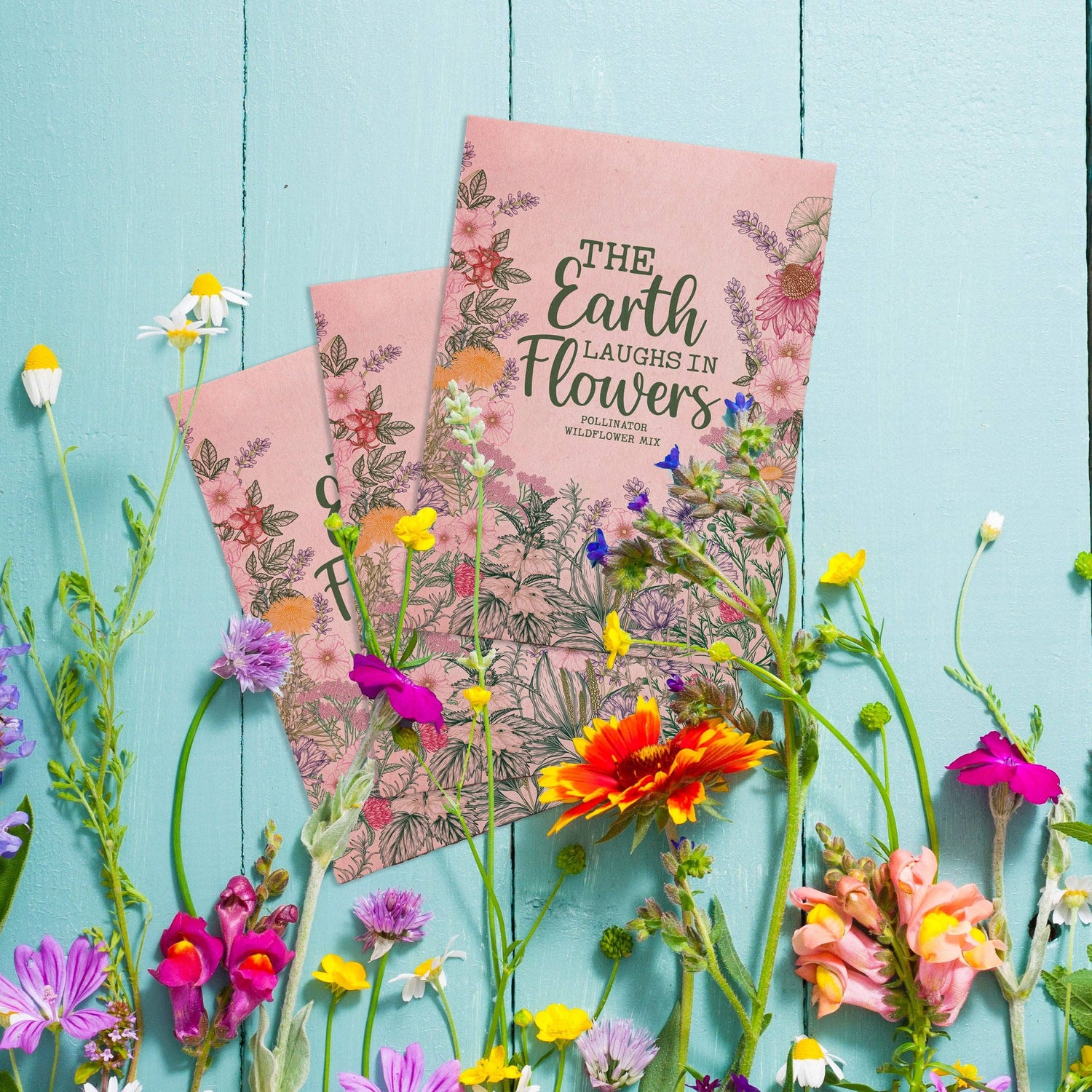 The Earth Laughs in Flowers - Wildflower Mix Seed Packet