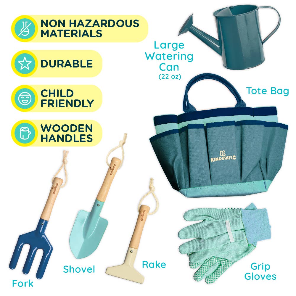 Kinderific Gardening Set, Tool Kit, Easter, Spring