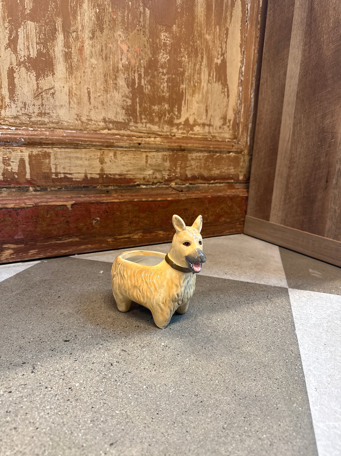 German Shepherd Dog Planter