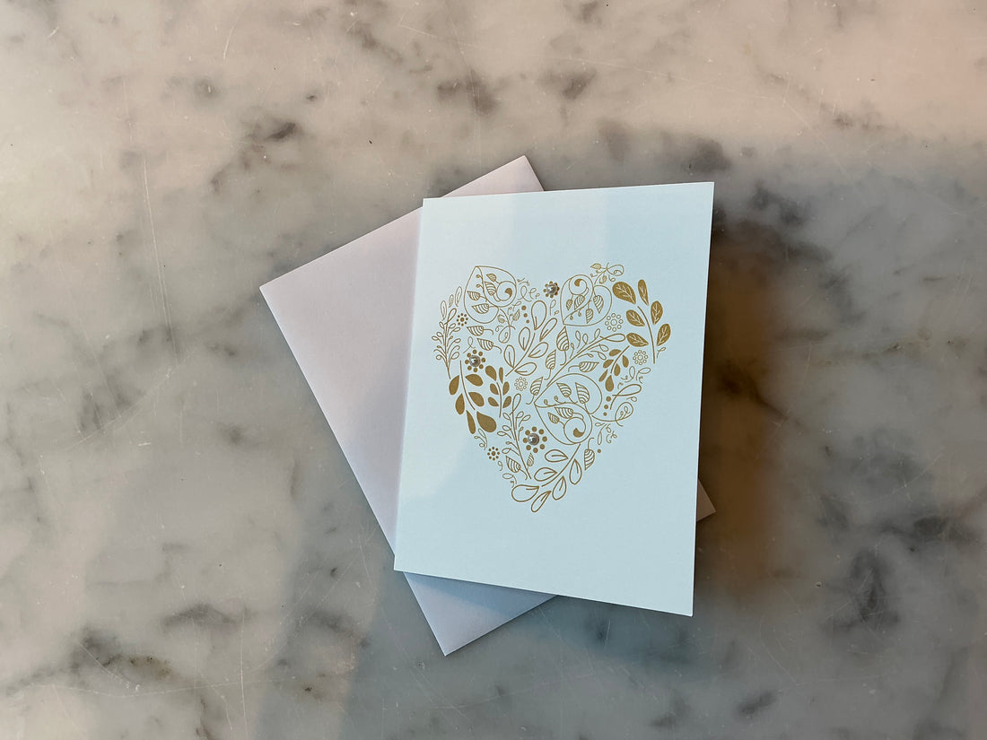 Heart &amp; Pearls Card
