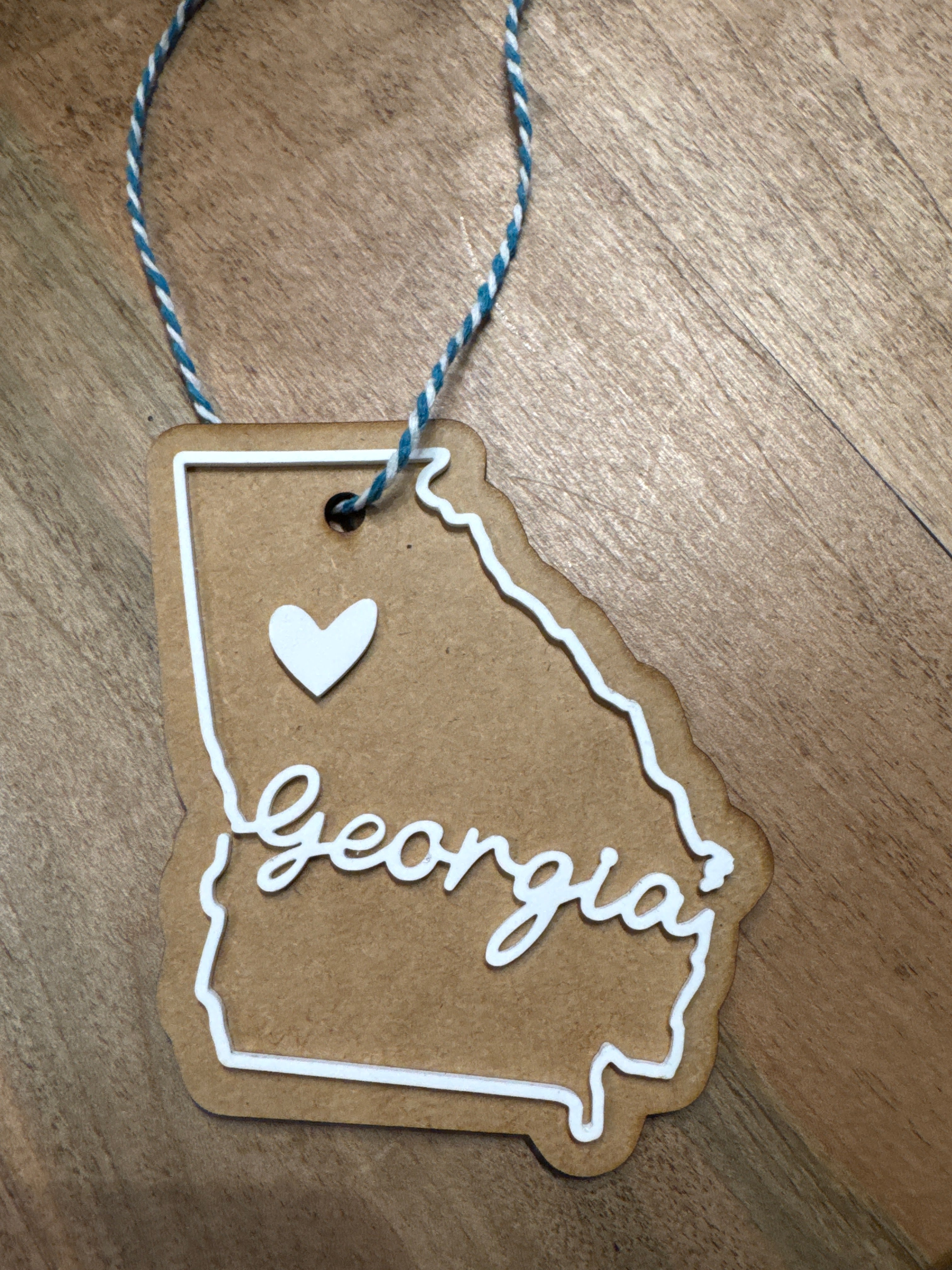 Georgia Ornament