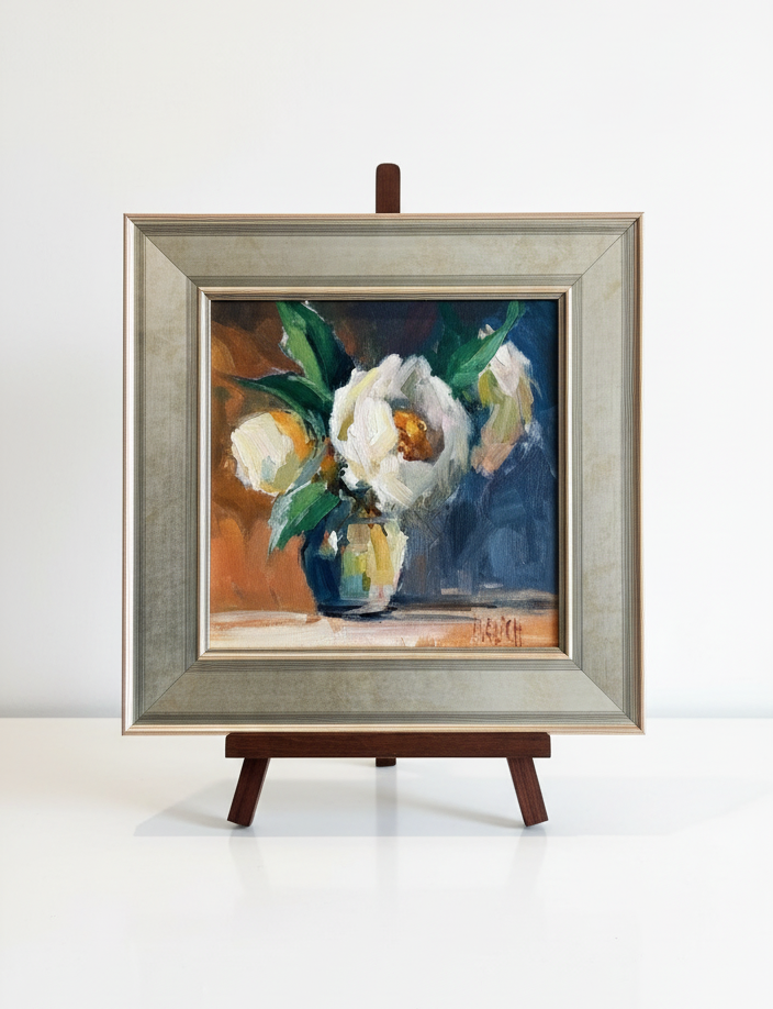 The Morning Camellia Painting