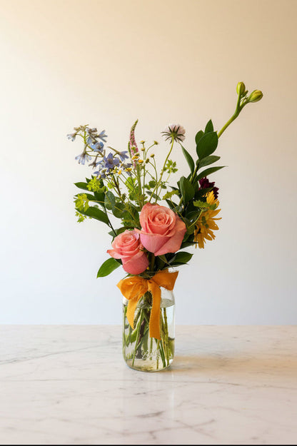 The Mason Jar Arrangement