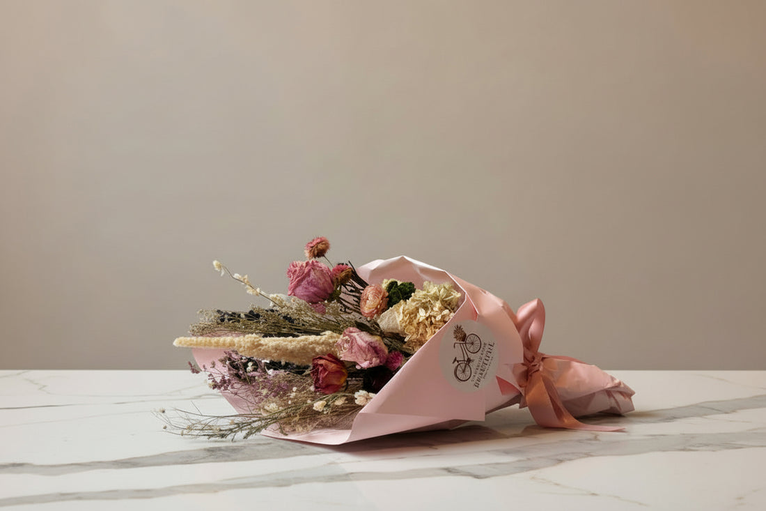 Dried Flower Valentine’s Wrap