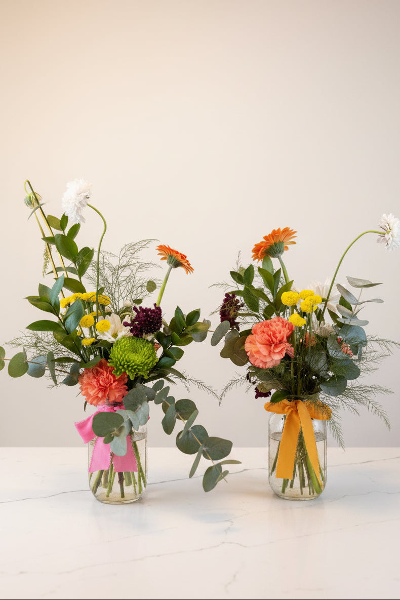 The Mason Jar Arrangement