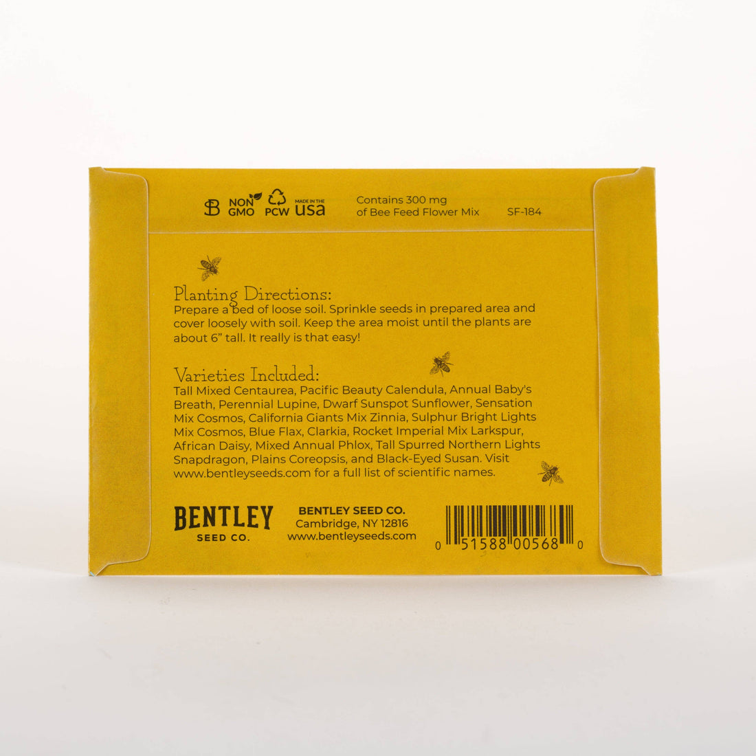 Grow Flowers Help the Bees - Pollinator Wildflower Seed Packets