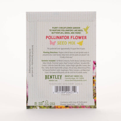 Make Everyday Earth Day - Pollinator Flower Mix Seed Packets