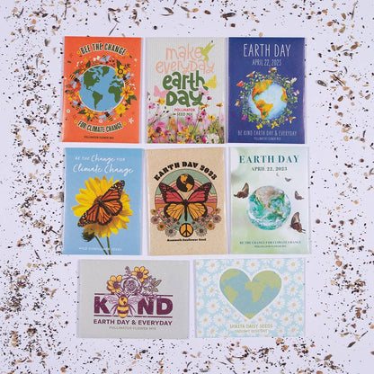 Make Everyday Earth Day - Pollinator Flower Mix Seed Packets
