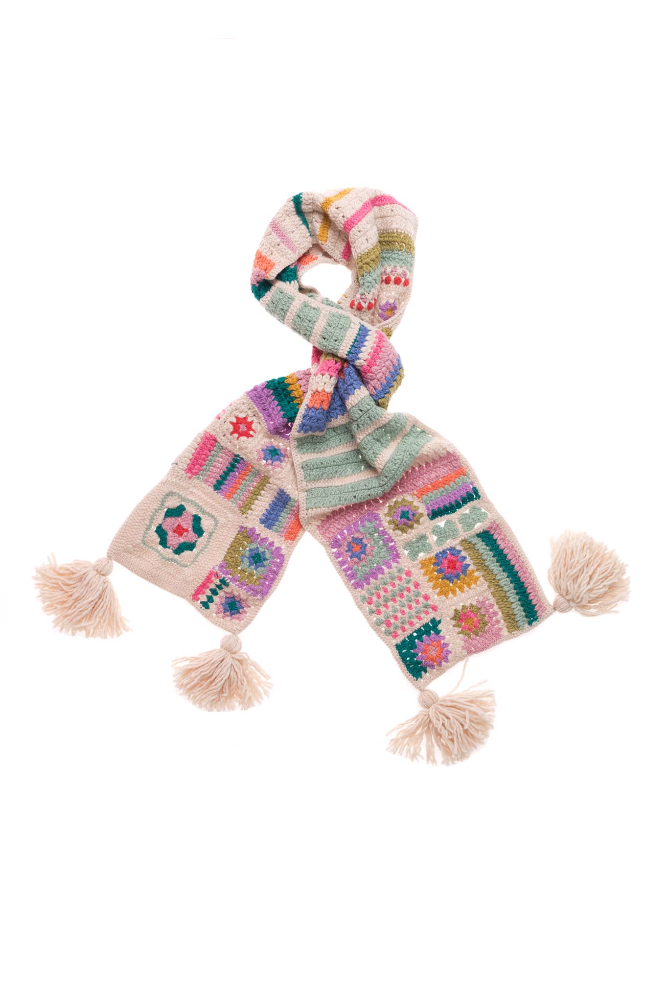 Woodstock Crochet Scarf