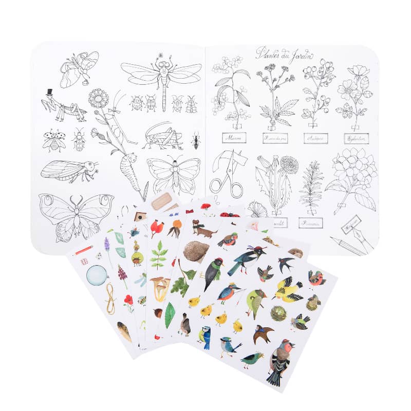 Coloring Books &amp; Stickers Botanist Garden Theme (Pack of 6)
