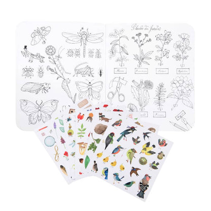 Coloring Books &amp; Stickers Botanist Garden Theme (Pack of 6)