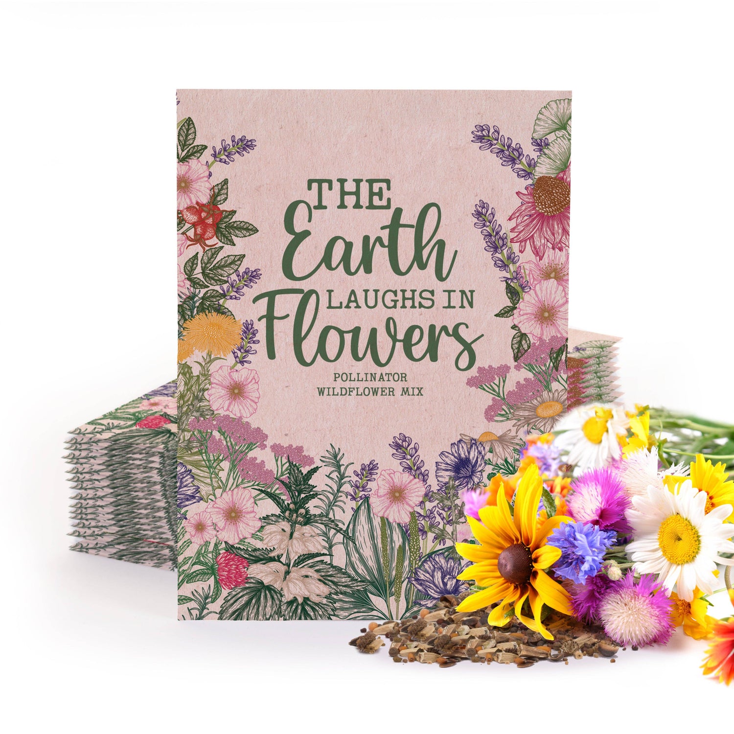 The Earth Laughs in Flowers - Wildflower Mix Seed Packet