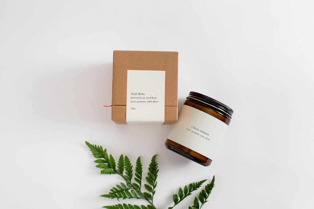 Barratt &amp; Riley Botanical Candle - Viridi Herbis