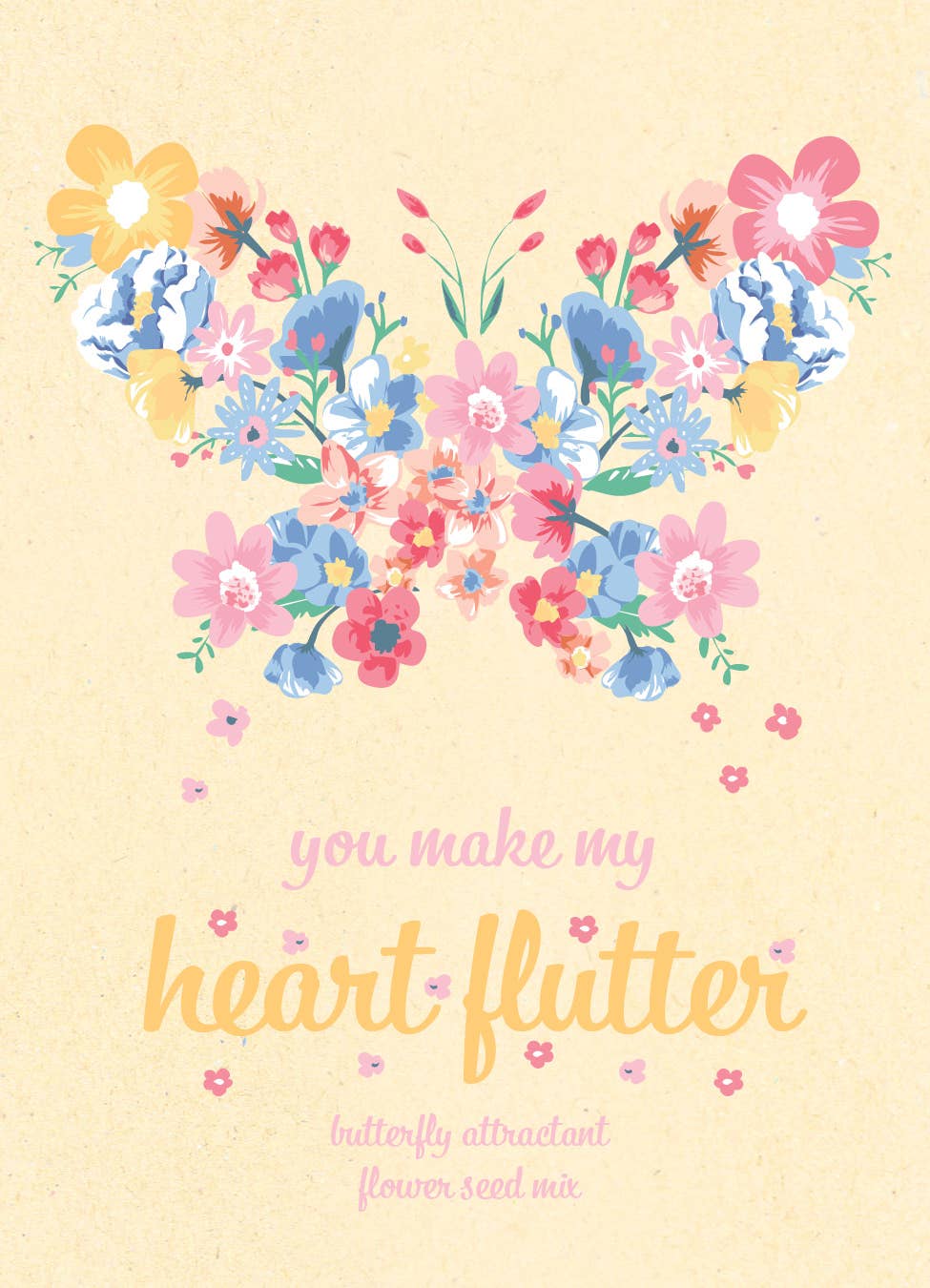 Make My Heart Flutter - Bird and Butterfly Wildflower Mix