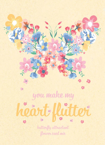 Make My Heart Flutter - Bird and Butterfly Wildflower Mix