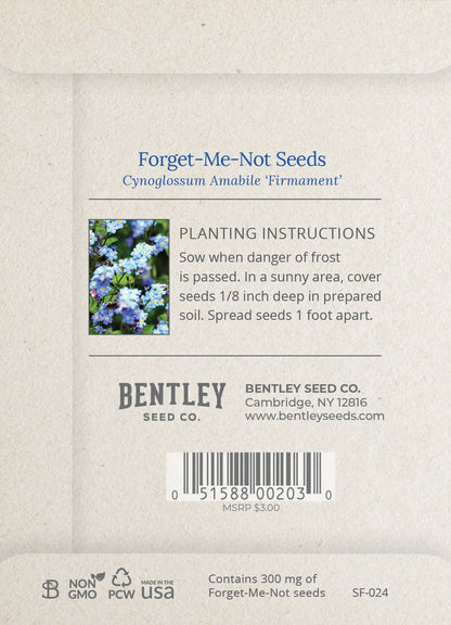 Beloved Friend - Forget Me Not Seed Packet