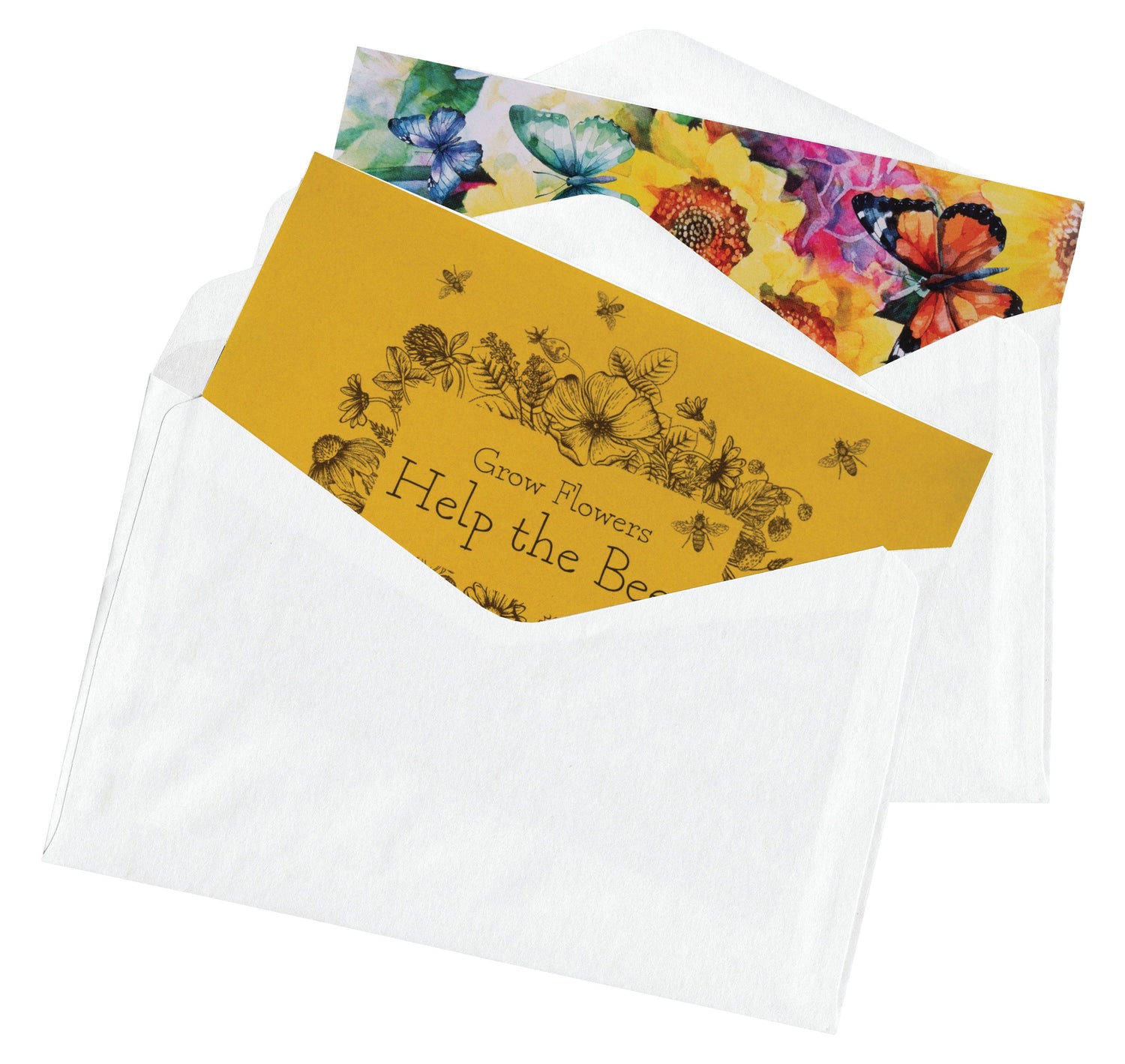 Grow Flowers Help the Bees - Pollinator Wildflower Seed Packets