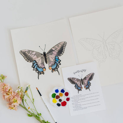 Butterfly - watercolor kit