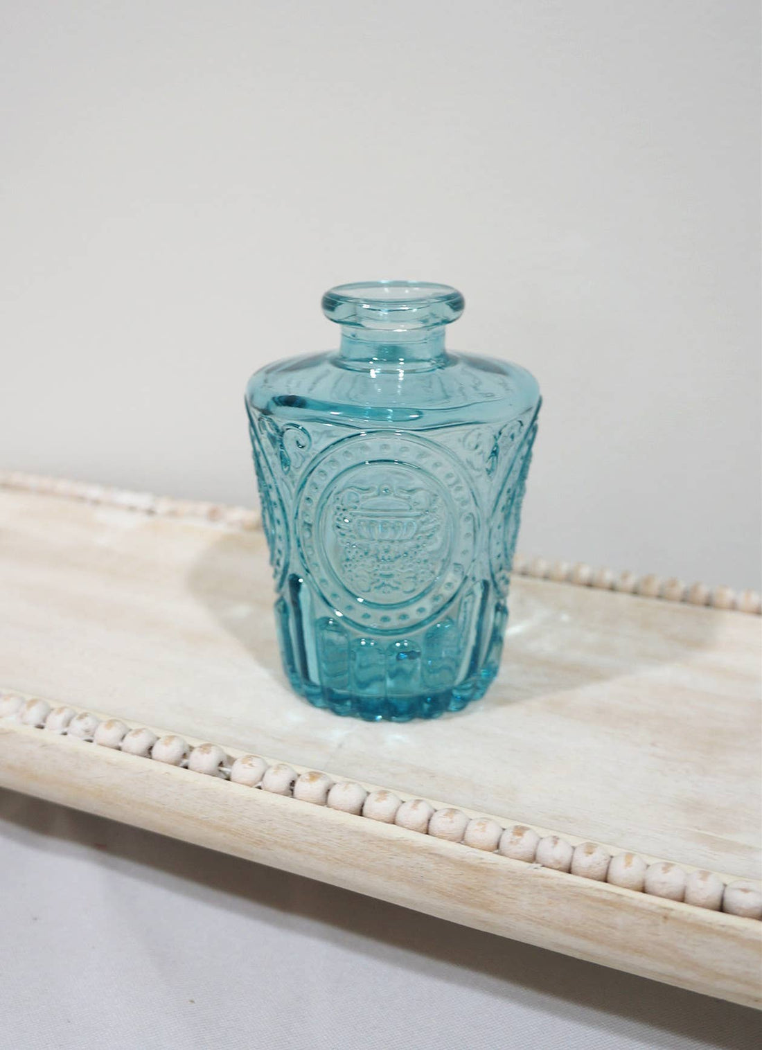 Vintage Decorative Glass Vases, Colored Bud Flower Vases,