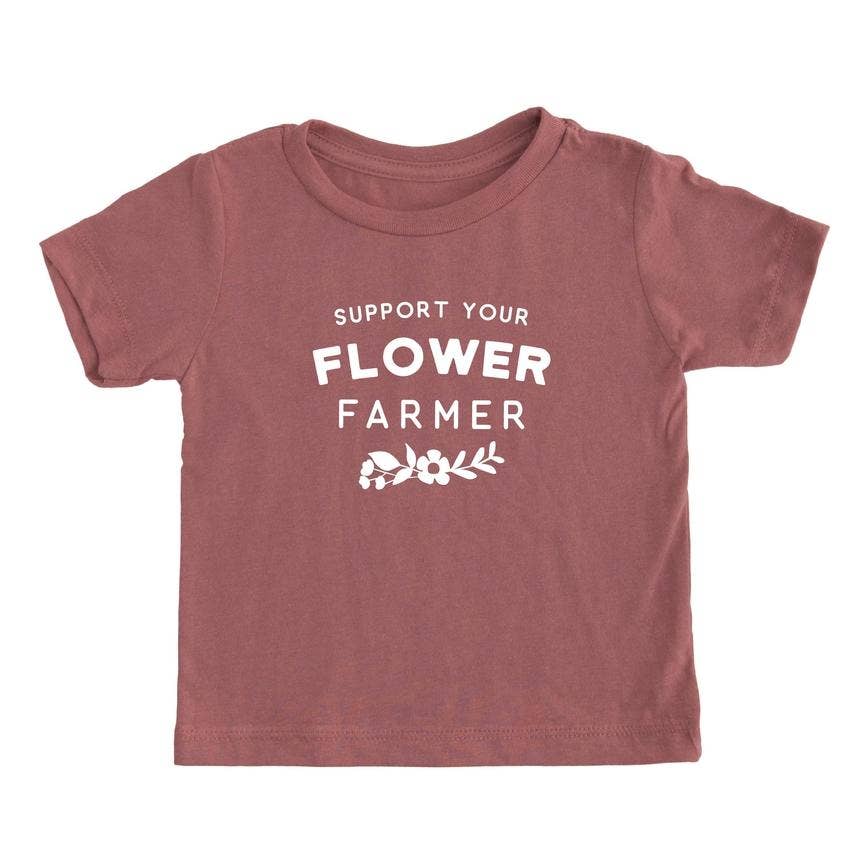 Support Flower Farmer T shirt | Kids Graphic Tee