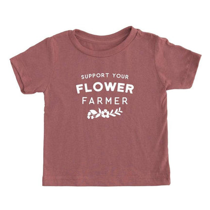 Support Flower Farmer T shirt | Kids Graphic Tee