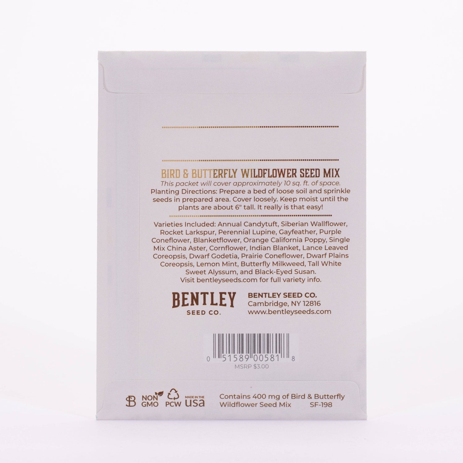 Merry Christmas Wreath of Birds Gift Tag - Bird &amp; Butterfly Wildflower