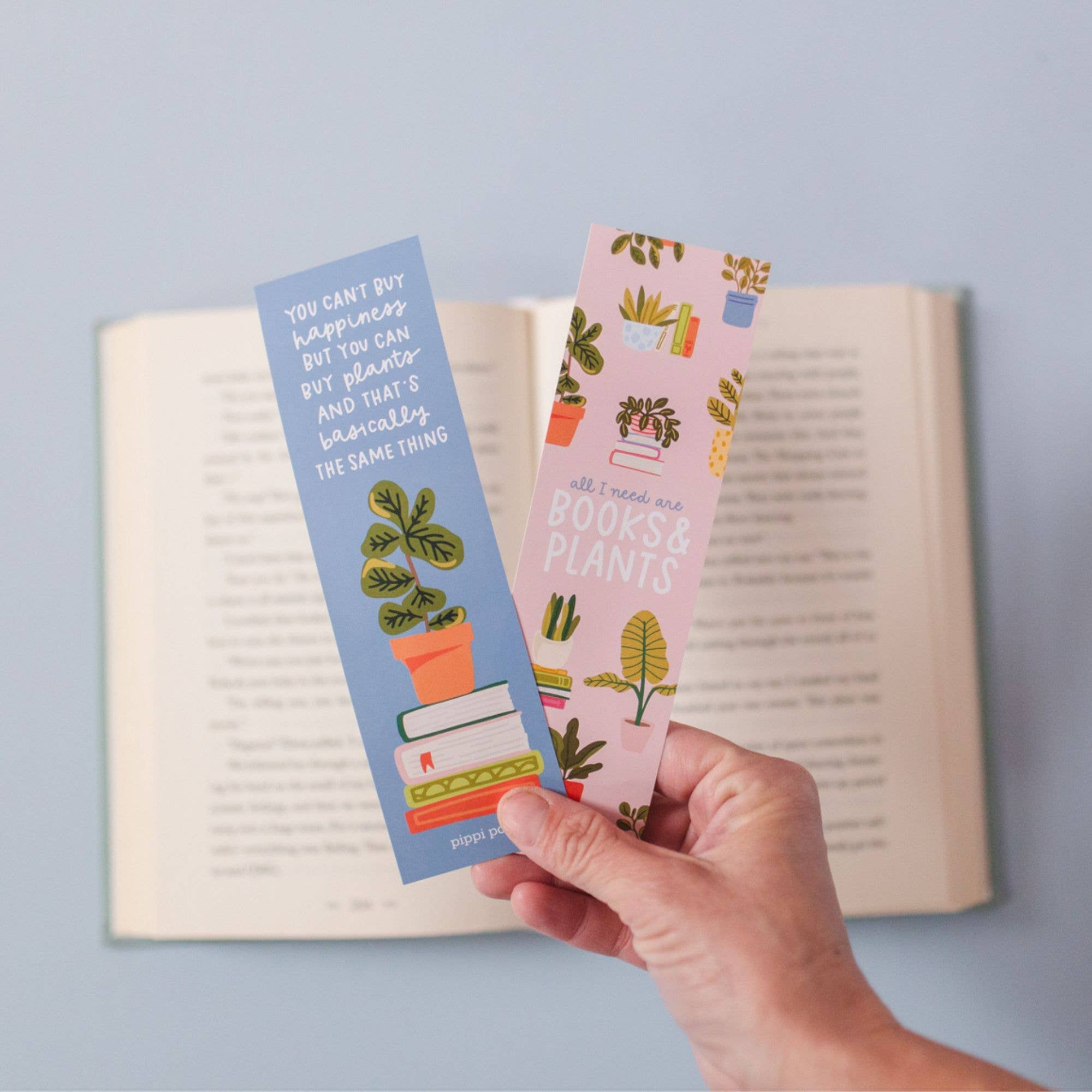 All I Need Are Books and Plants Bookmark Set