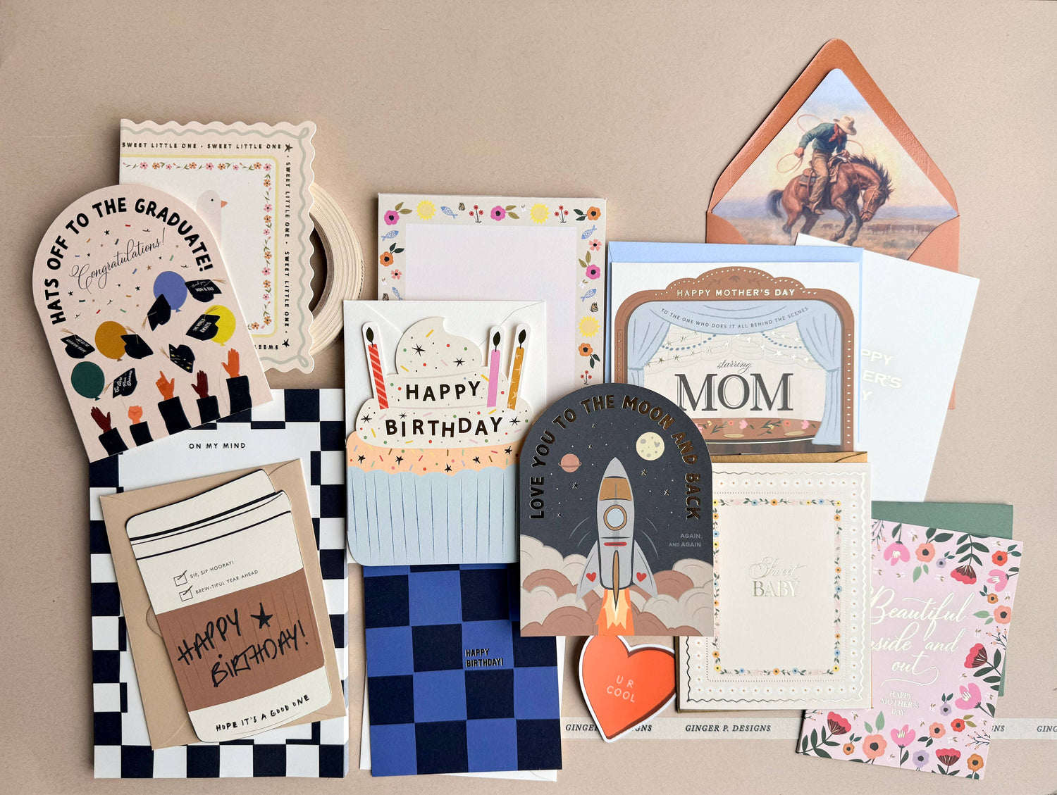 Hats Off Graduation Arch Greeting Card